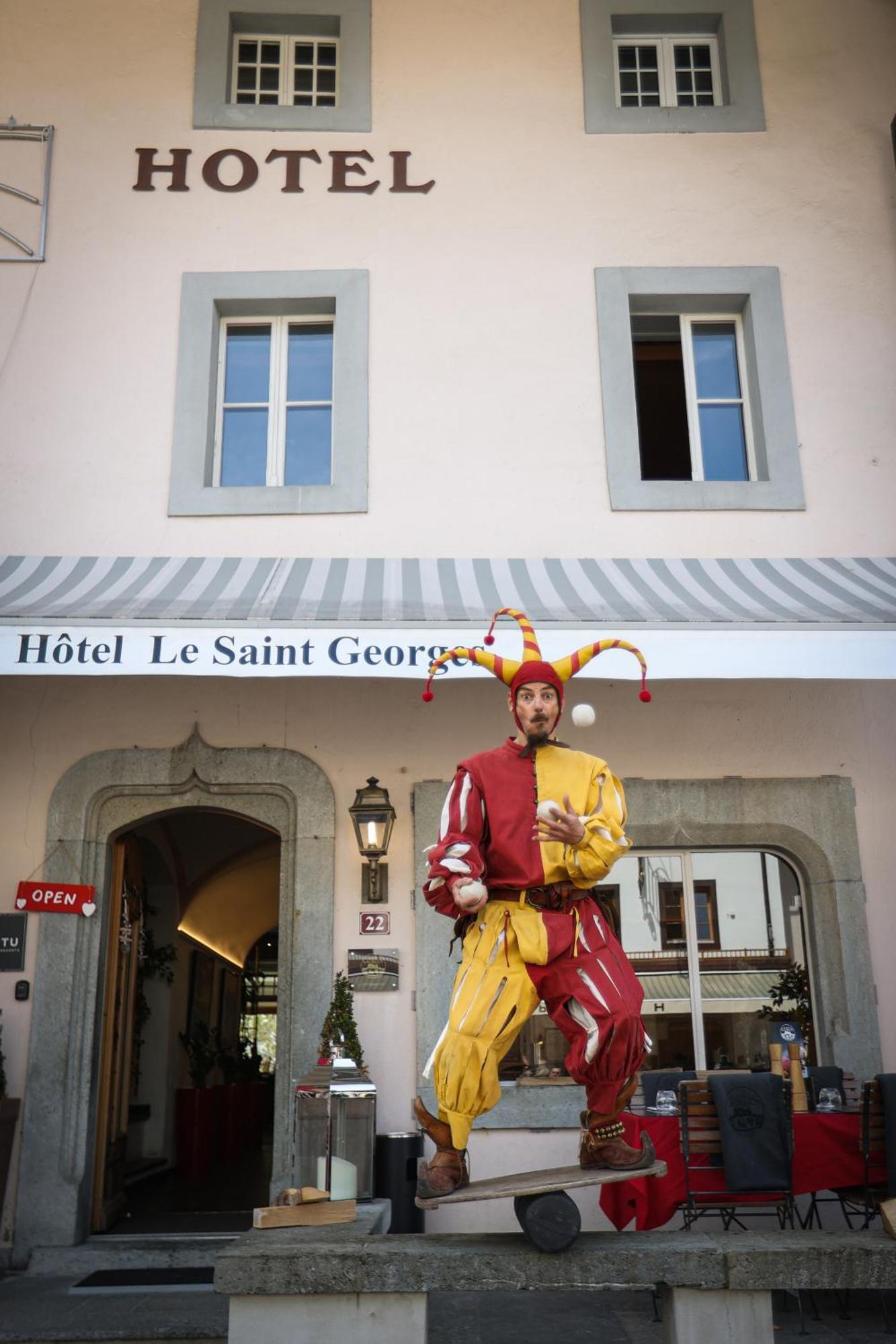 Le Saint Georges Hotel Gruyeres Exterior photo